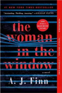 "The Woman in the Window" crime novel cat book