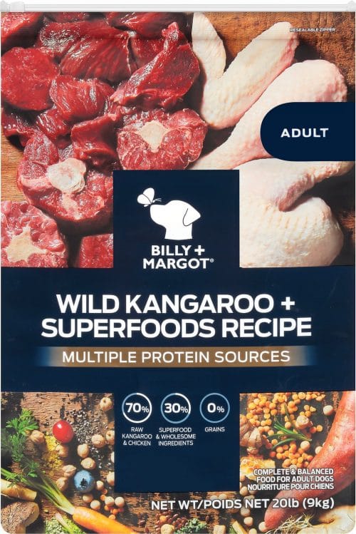 dog food made with kangaroo meat