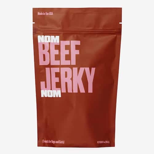 Bag of nom nom beef jerky