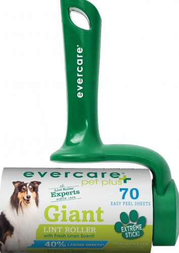 Green Evercare Pet Plus giant lint roller
