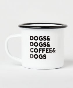 "Dogs & Coffee" Camp Mug 