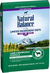 Natural Balance LID Lamb Recipe
