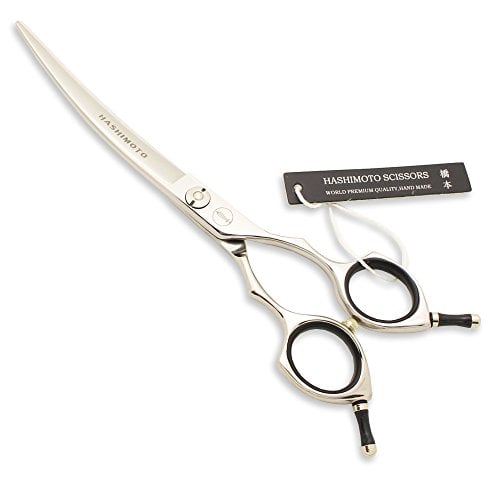 Amazon Hashimoto curved dog grooming scissors