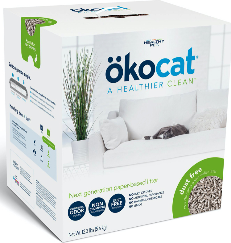 Okocat dust-free litter