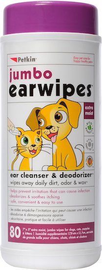 Petkin ear wipes