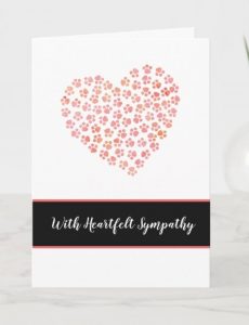 Crazy Cathi Creations family pet loss card