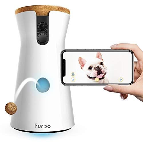 Furbo Treat Tossing dog camera for separation anxiety