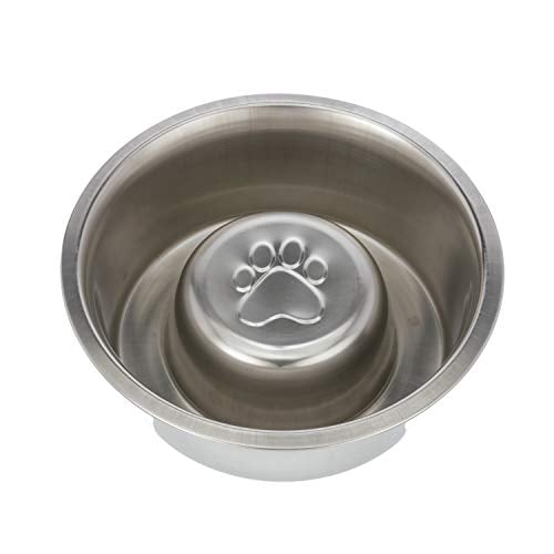 Neater Pet Stainless Steel Slow Feeder Dog Bowl