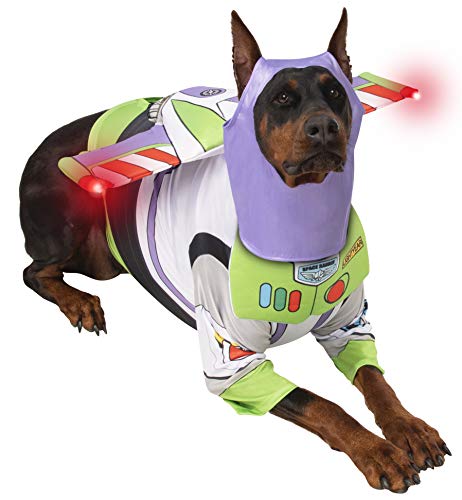 dog in Buzz Lightyear costume