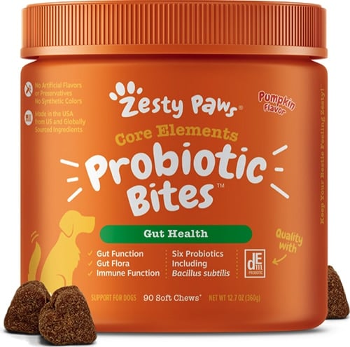 Zesty Zesty Paws Probiotic Bites for Dogs