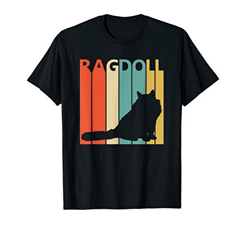 vintage t-shirt gift for Ragdoll cat lovers