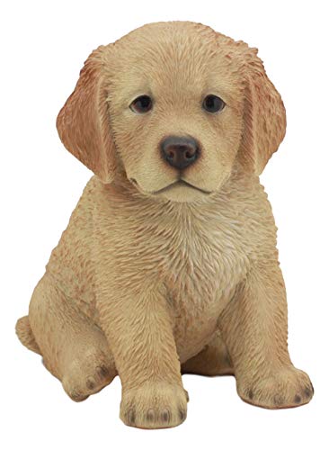 Golden Retriever puppy statue