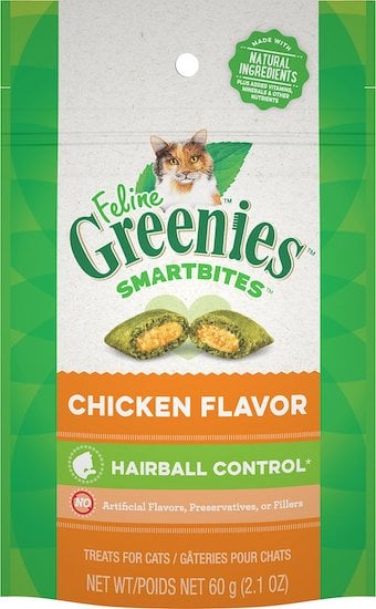 Greenies hairball control treats