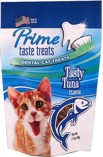 Prime Taste Treats tuna-flavored cat dental treats