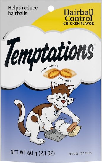 Temptations cat hairball remedy