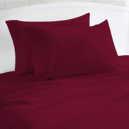 burgundy Egyptian Cotton dog proof pillow cases
