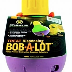 bob-a-lot treat-dispensing toy for dogs
