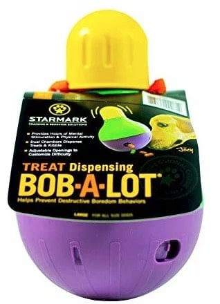 Bob-A-Lot Interactive Pet Toy, good for dog's mental stimulation