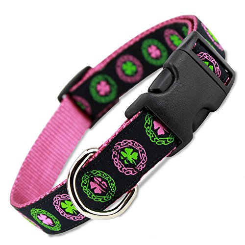 Pink Celtic Knots Dog Collar