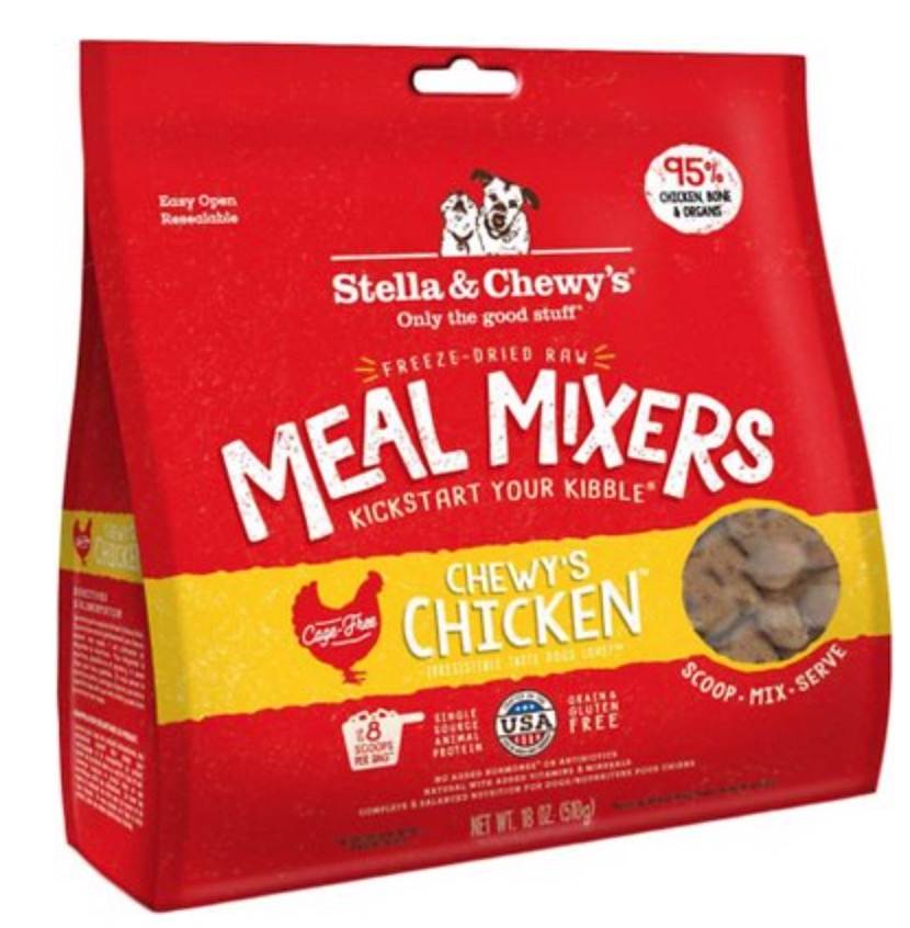 Stella and Chewy's Freeze-Dried Meal Mixers, raw dog food