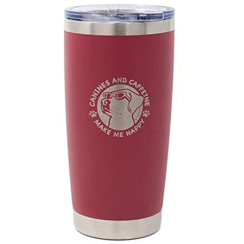 Canines and Caffeine Stainless Steel Tumbler