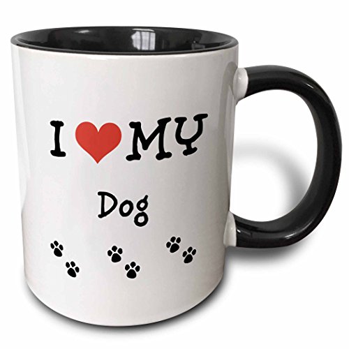 "I Love My Dog" cup