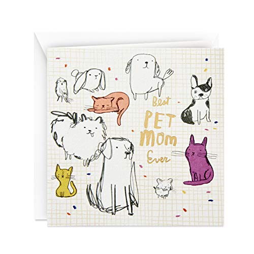 "Best Pet Mom Ever" Mother's Day card