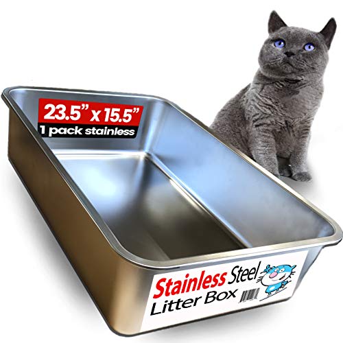 iPrimio stainless steel litter pan