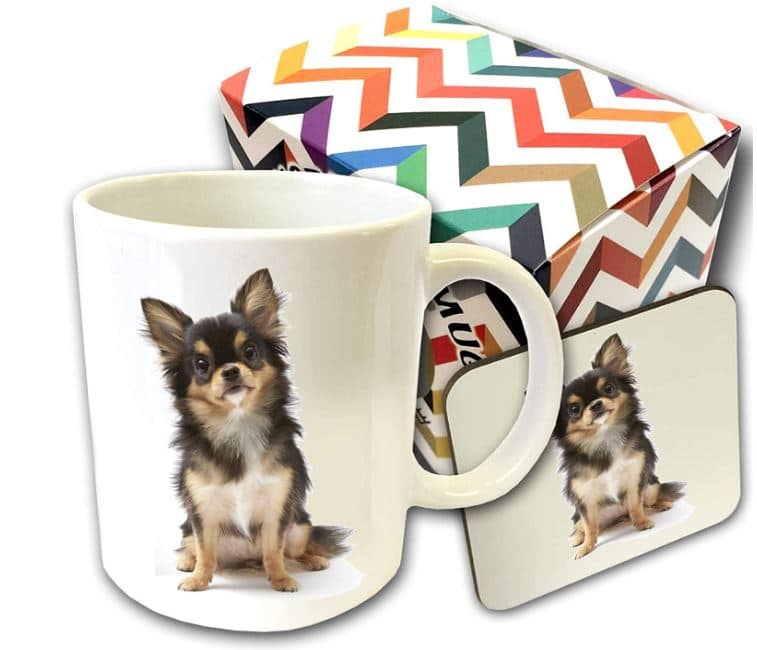 Chihuahua Gift Set Mug and Coaster