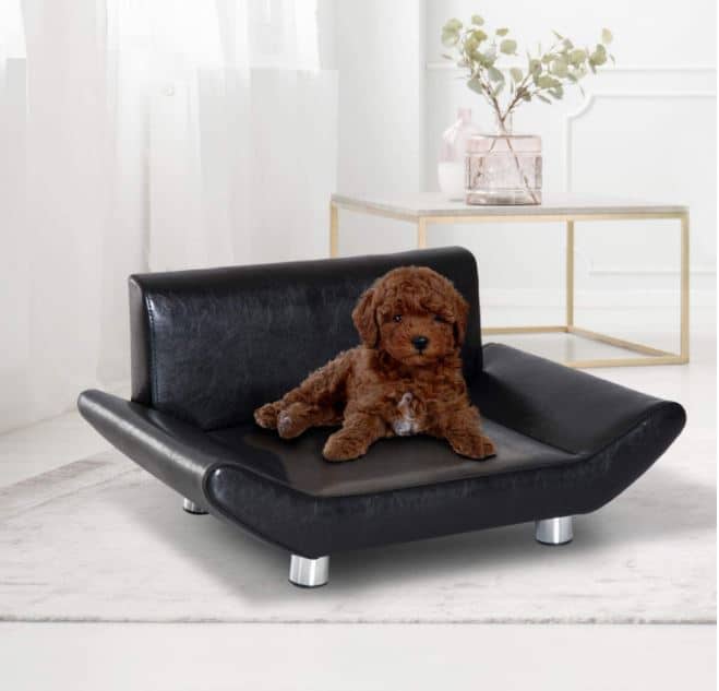 Luxury Leather Dog Bed