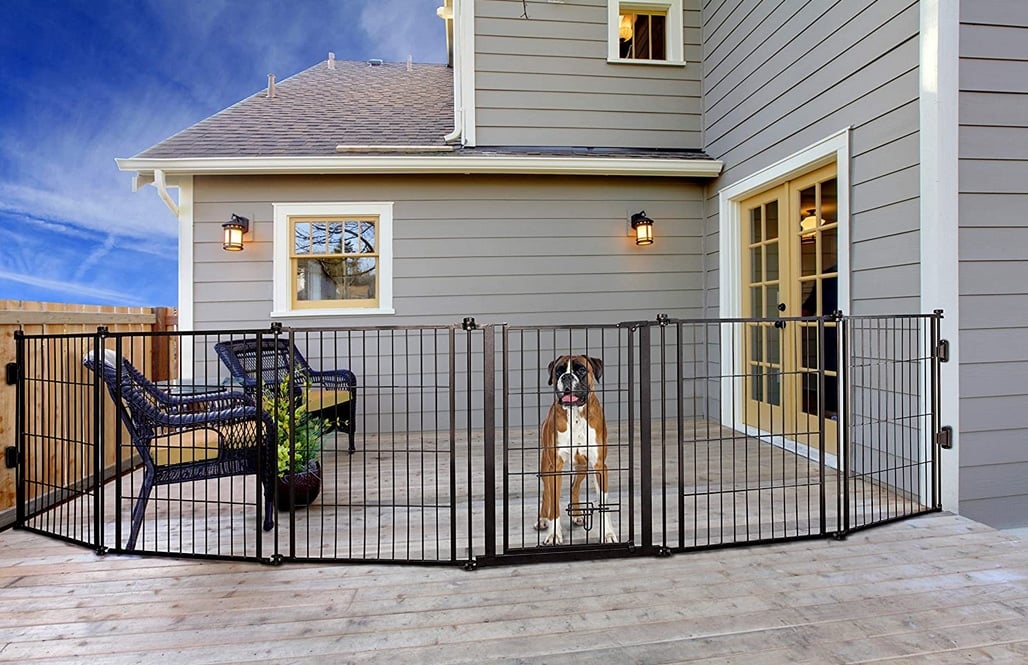 Dog Fence The Best Affordable, Diy Garage Door Dog Gate