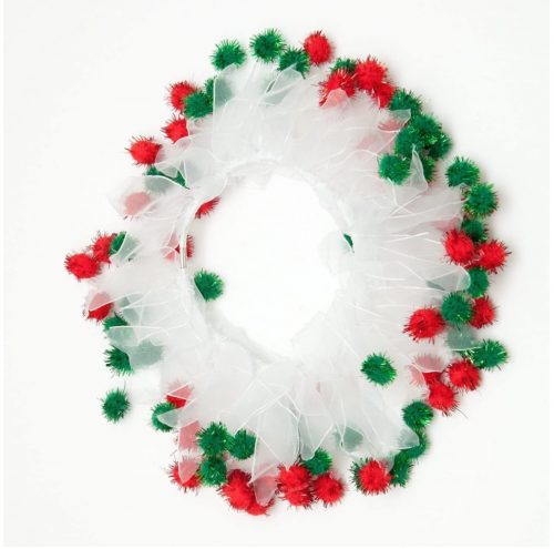 Christmas Pom-Pom Decorative Collar