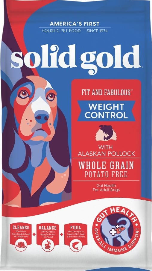 Solid Gold Fresh Caught Wild Alaskan Pollock Adult High-Fiber Dog Food