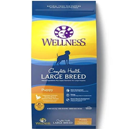 Complete healthy recipe for large breed puppies
