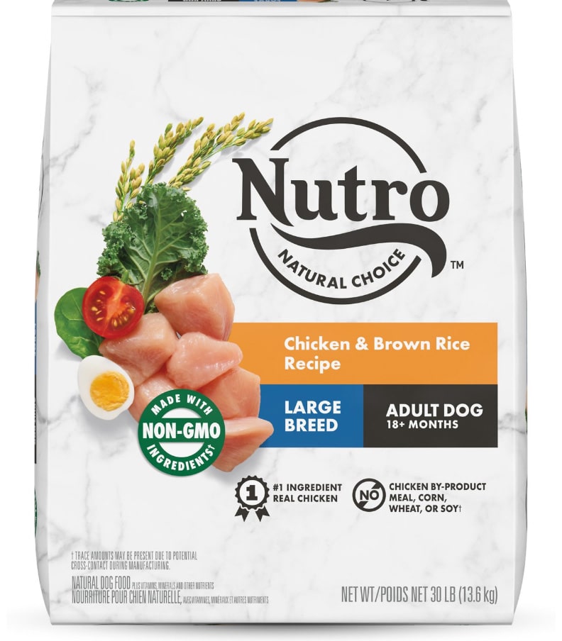 Nutro Natural Choice Adult Large Breed Chicken and Brown Rice Recipe