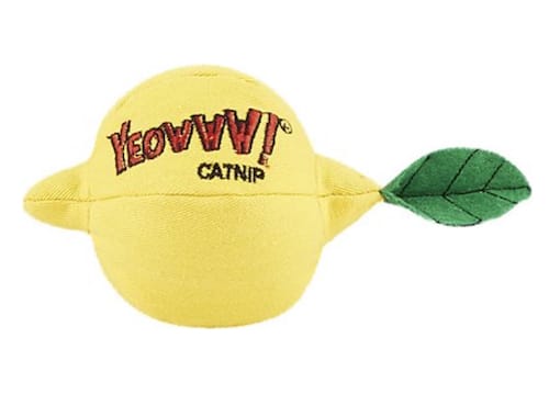 Yeowww! catnip-filled lemon toy