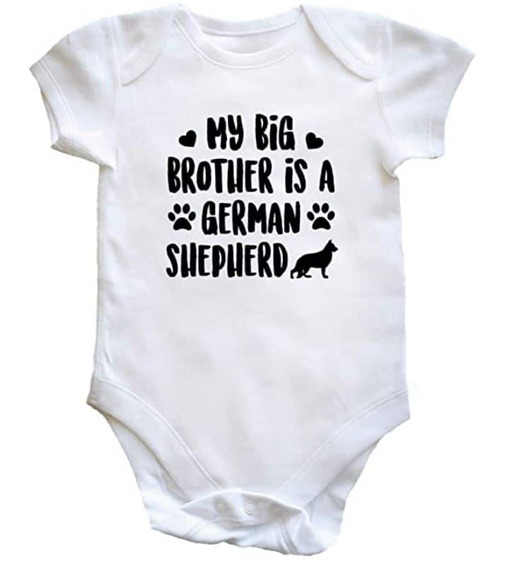 German Shepherd Baby Grow Gift