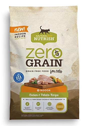 Bag of Rachael Ray Zero Grain dry food for indoor cats