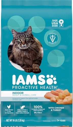 Sixteen-pound bag of Iams proactive health cat food