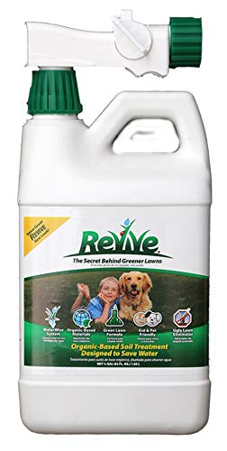 Jug of Revive for fixing dog lawn spots
