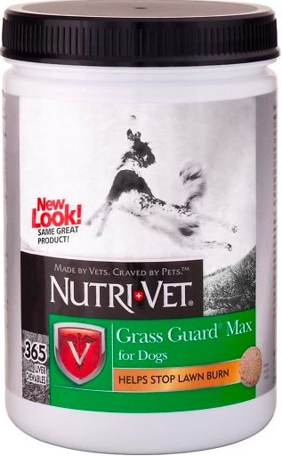 Jar of NutriVet Grass Guard for dogs