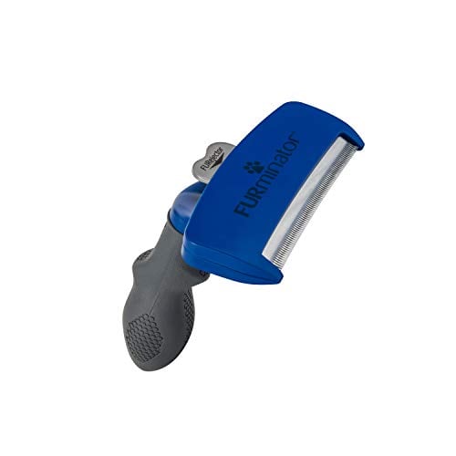 Blue furminator deshedding tool