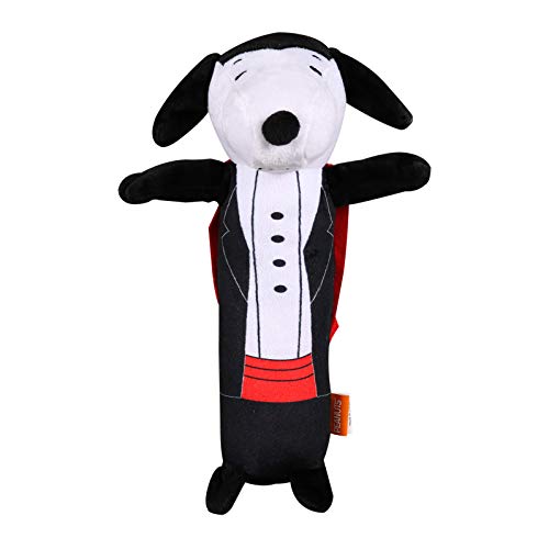Peanuts Halloween Plush Snoopy Dracula Bobo Dog Toy with Squeaker