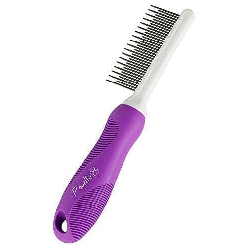Purple Poodle Pet detangling comb