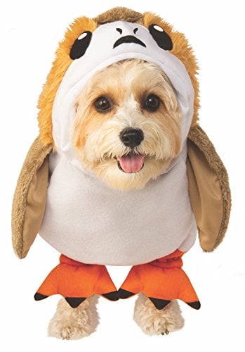 dog wearing Rubie's Star Wars Porg Dog Costume