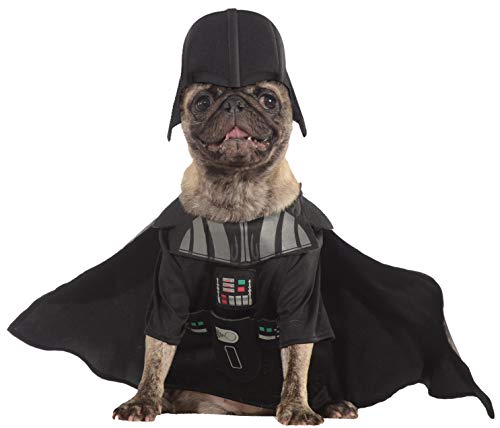 dog wearing Rubies Star Wars Collection Darth Vader Costume
