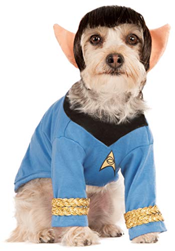 dog wearing Rubie's Star Trek Spock Dog Costume