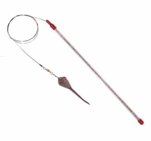 Rod with string and attached toy for cats