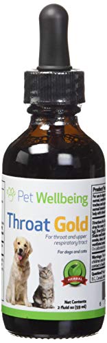 dropper vial of Throat Gold for dogs with tracheal collapse