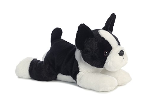 stuffed black-and-white toy Boston Terrier gift